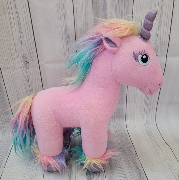 Build A Bear Pink Magic Unicorn Fairy Friends 16" Plush - Picture 1 of 5